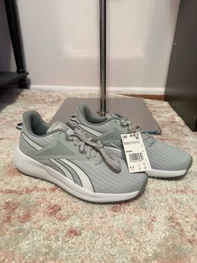 Reebok Mint Green Mesh Running Shoes with White Soles
